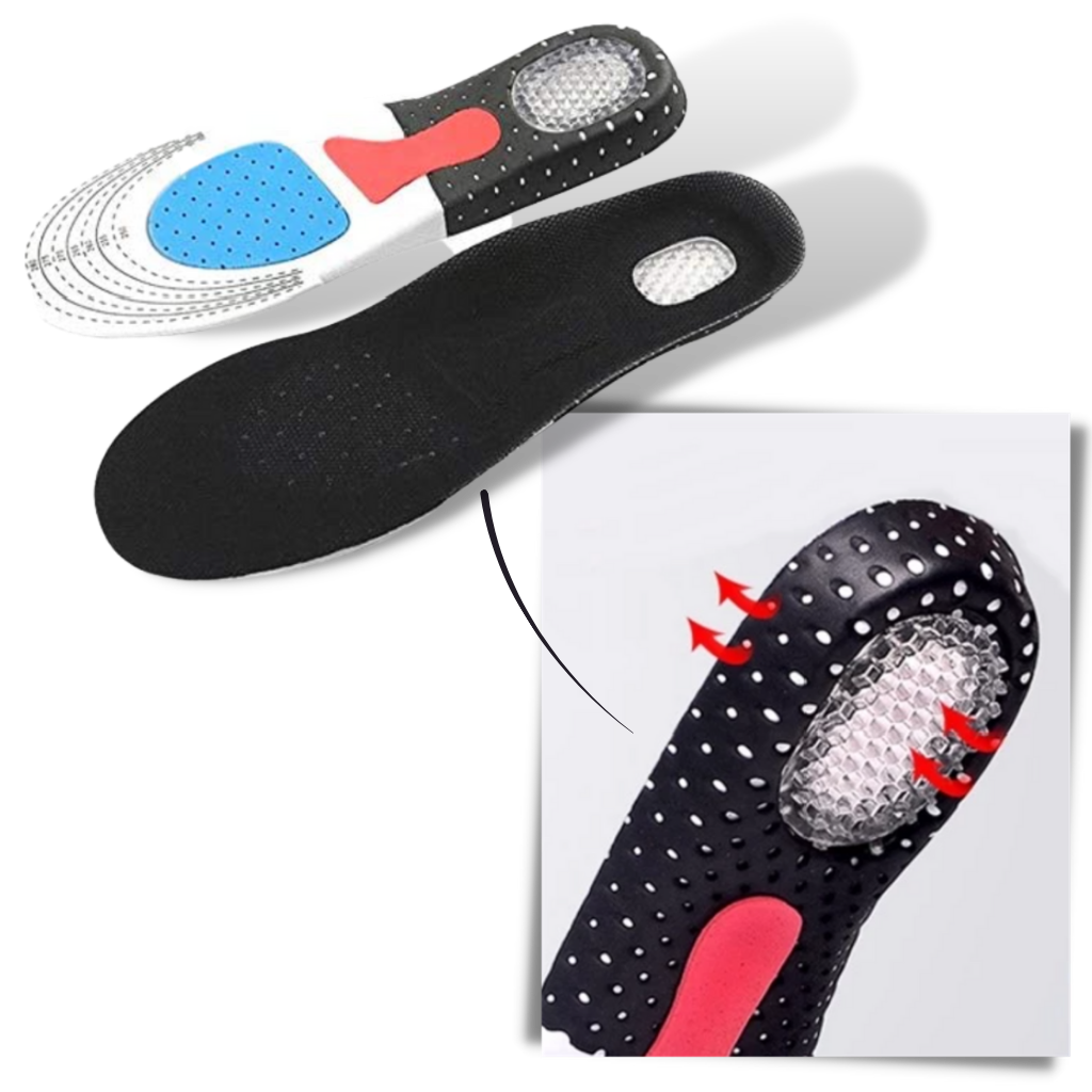 Comfort Gel Insoles For Enhanced Running Shoe Performance