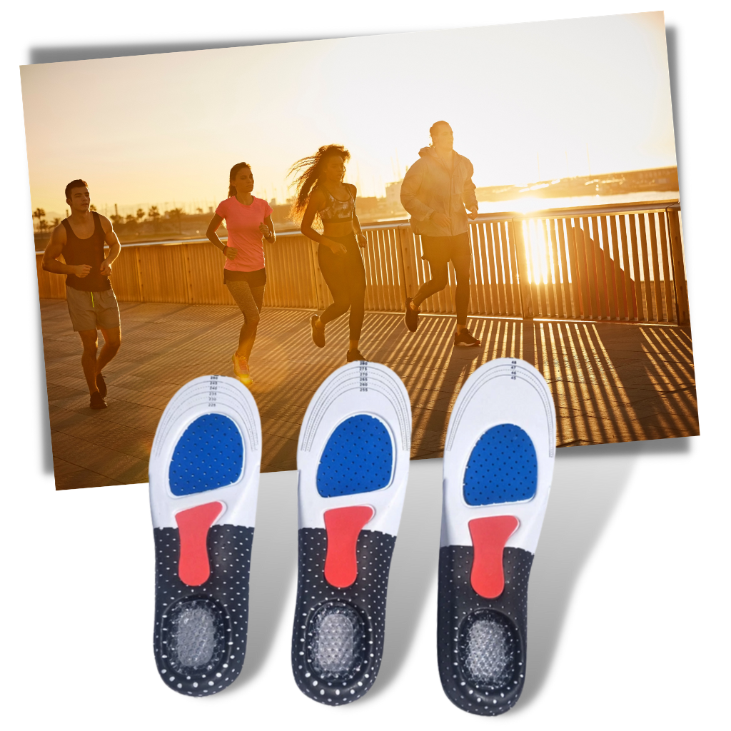 Comfort Gel Insoles For Enhanced Running Shoe Performance