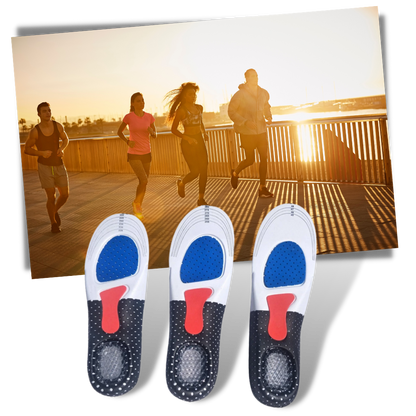 Comfort Gel Insoles For Enhanced Running Shoe Performance