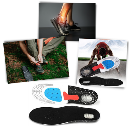 Comfort Gel Insoles For Enhanced Running Shoe Performance