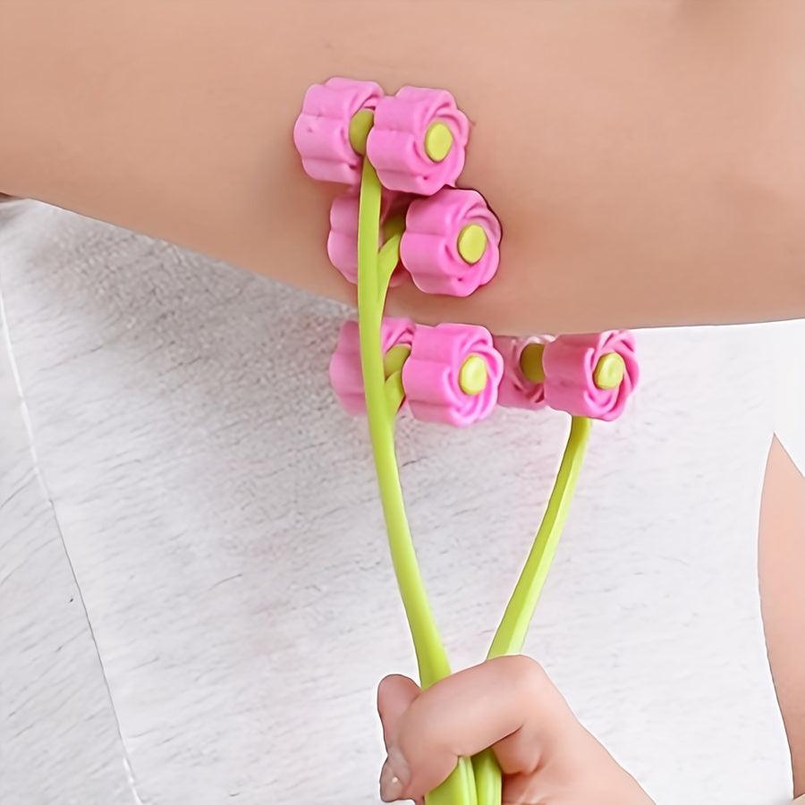 Flower Massage Roller For V-Shaped Face Tightening And Firming