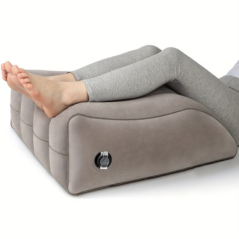 Inflatable Wedge Pillow For Leg Relief And Muscle Relaxation