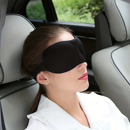 3D Blackout Sleep Mask - Ideal for Travel and Shift Work