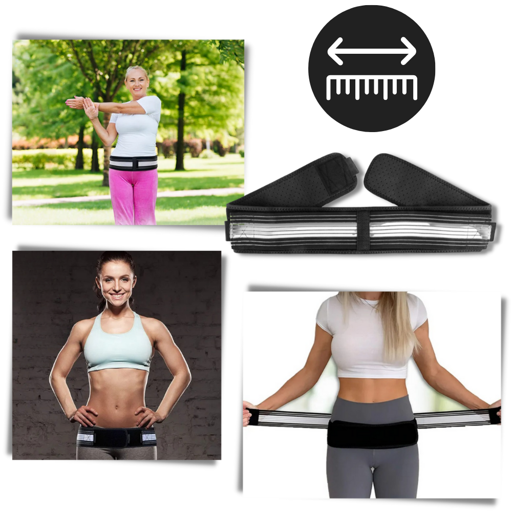 ComfortFit Adjustable Back Support Belt for Pain Relief