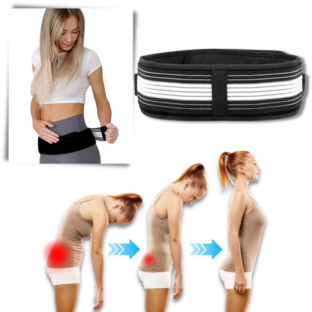 ComfortFit Adjustable Back Support Belt for Pain Relief