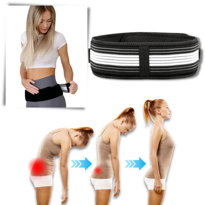 ComfortFit Adjustable Back Support Belt for Pain Relief