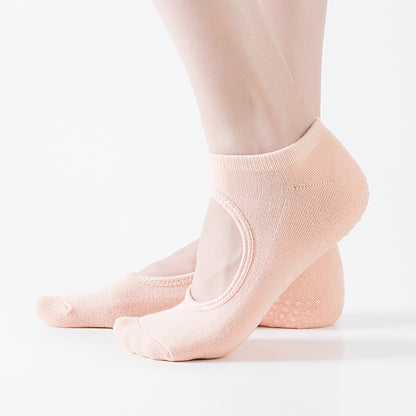 Cushioned Anti-Slip Yoga Socks for Women’s Pilates and Ballet