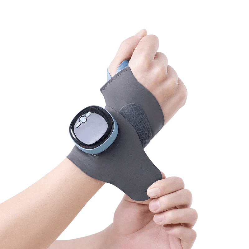 Heated EMS Wrist Massager for Pain Relief and Comfort