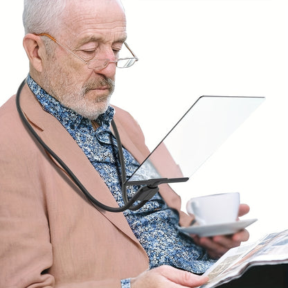 Hands-Free Magnifying Glass With Flexible Neck For Easy Reading