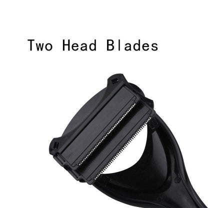 Men's Back Shaver With Dual Blades And Ergonomic Handle