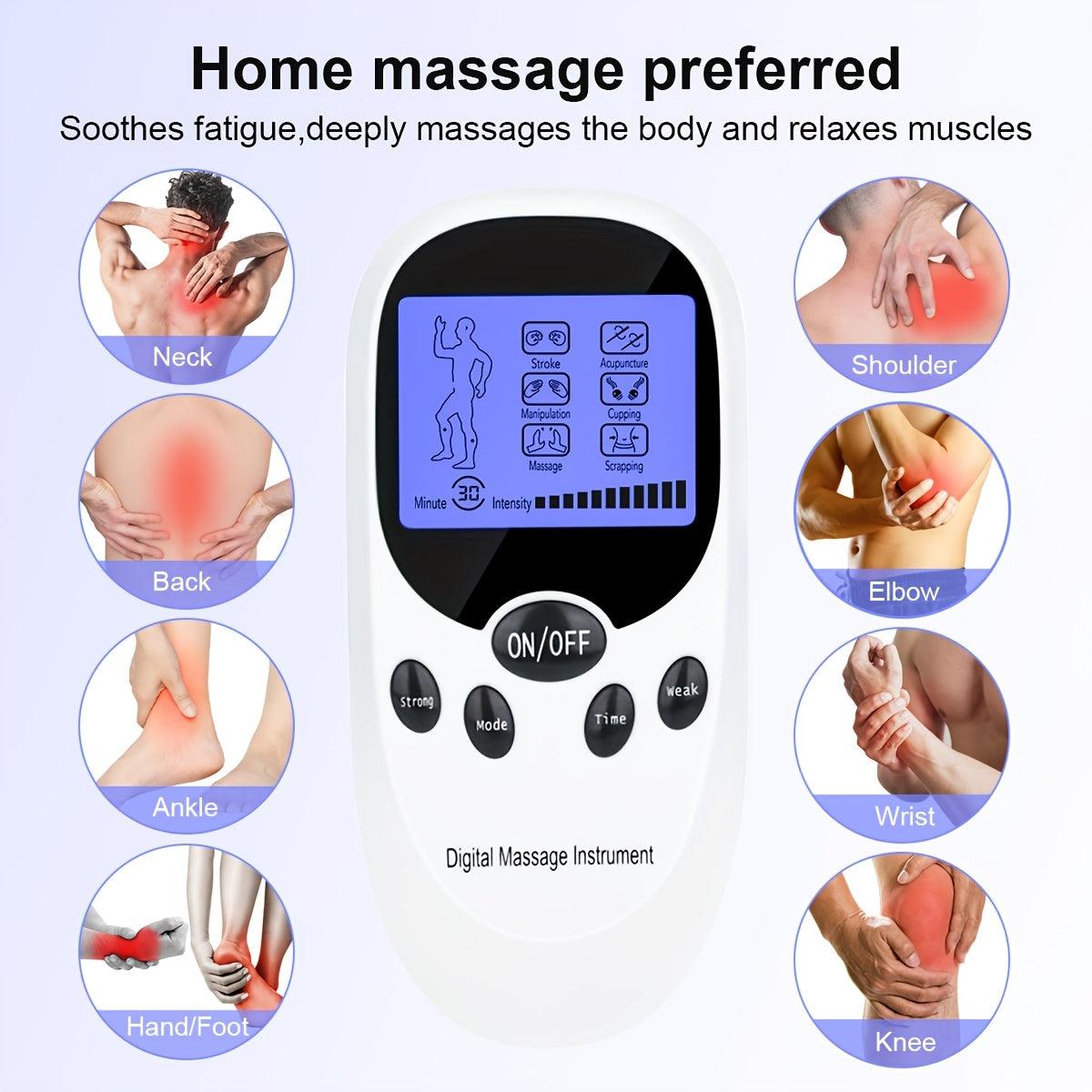 Dual Channel Muscle Therapy Massager for Pain Relief and Recovery