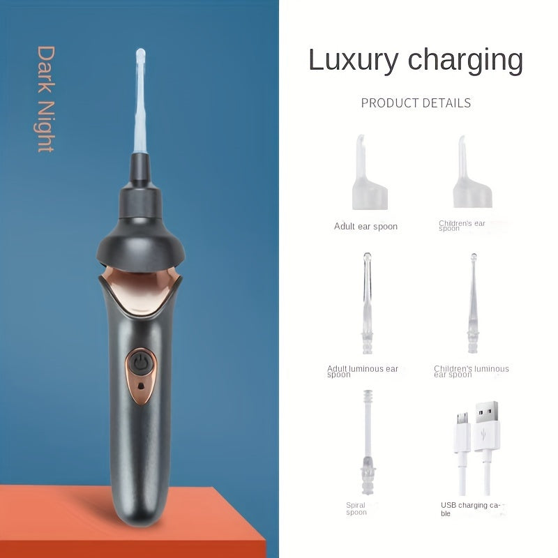 Electric Ear Cleaner Tool With Light And Charging Spoon