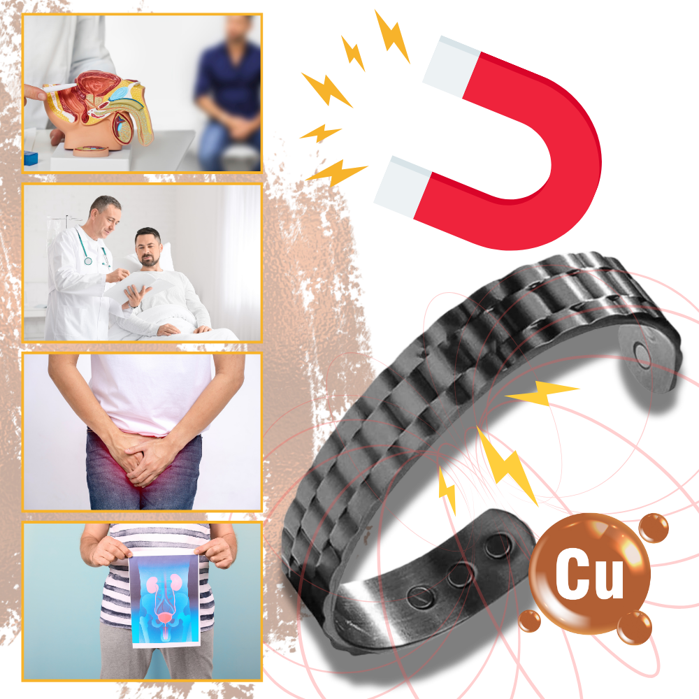 Copper Magnetic Therapy Bracelet for Pain Relief and Wellness
