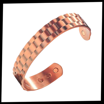 Copper Magnetic Therapy Bracelet for Pain Relief and Wellness