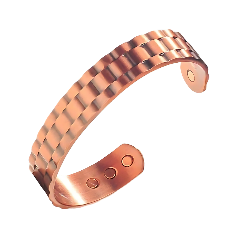 Copper Magnetic Therapy Bracelet for Pain Relief and Wellness