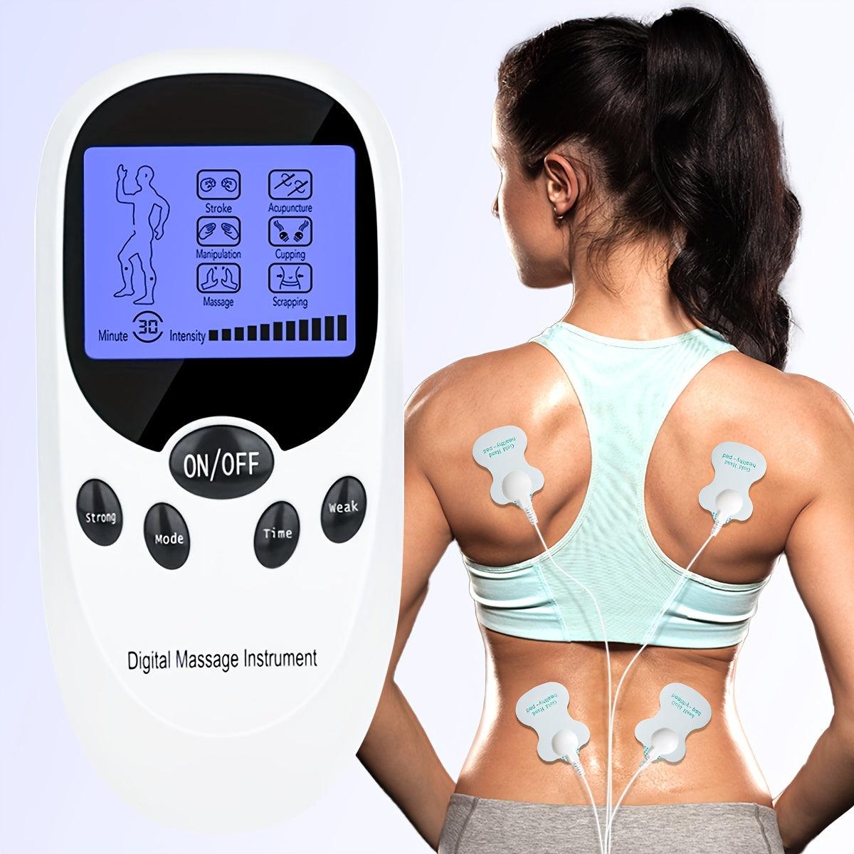 Dual Channel Muscle Therapy Massager for Pain Relief and Recovery