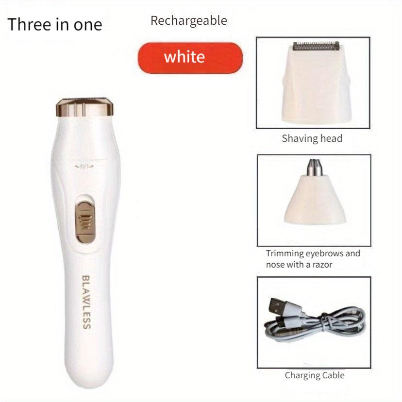 3-in-1 Electric Hair Removal Kit For Effortless Grooming