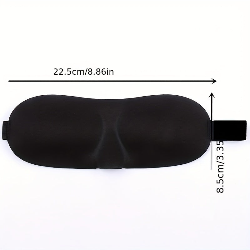 3D Blackout Sleep Mask - Ideal for Travel and Shift Work