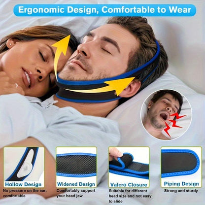 Chin Strap for Snoring Relief and Sleep Apnea Support