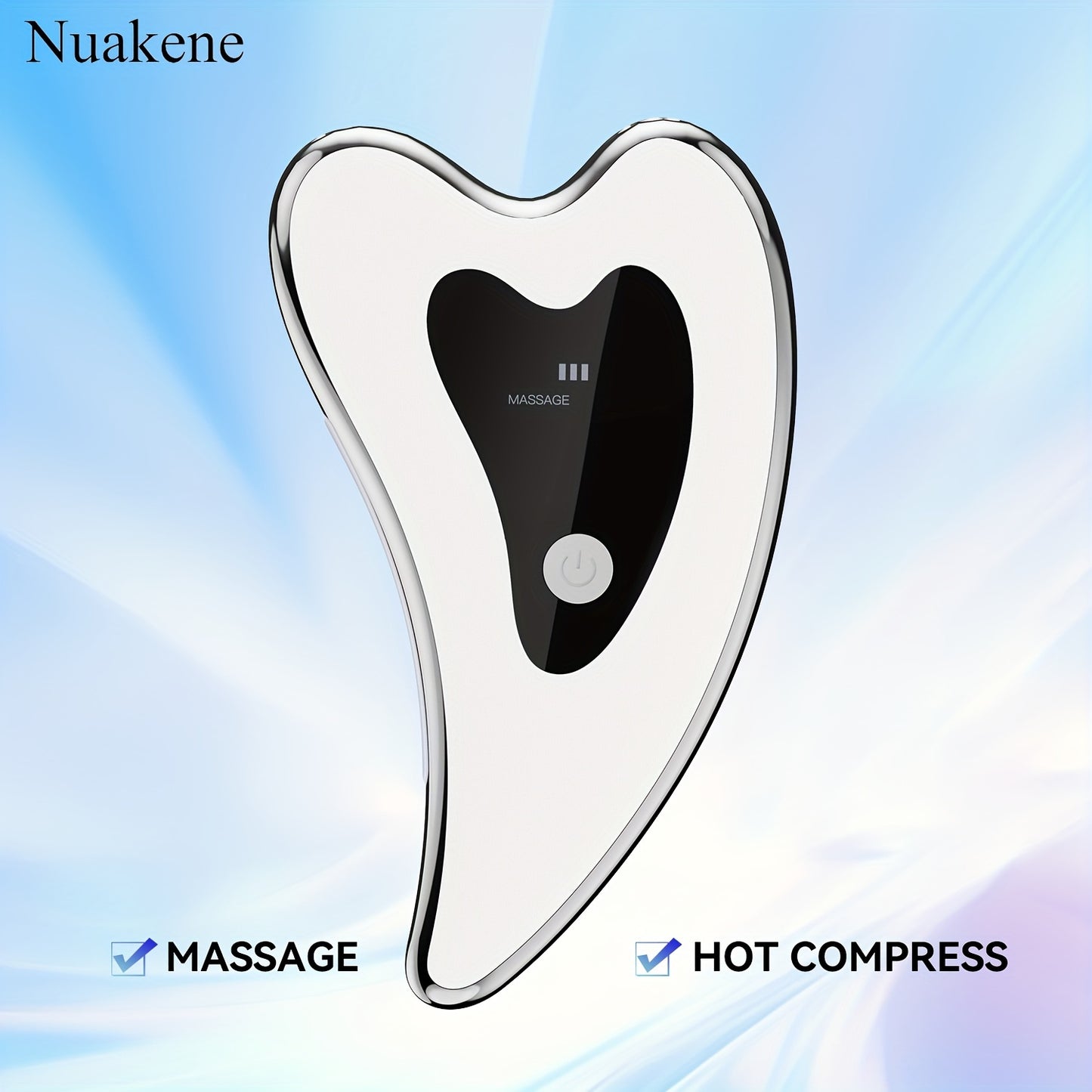 Rechargeable Electric Gua Sha Massager with Heat and Vibration