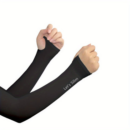 Ice Silk Arm Sleeves For UV Protection And Comfort