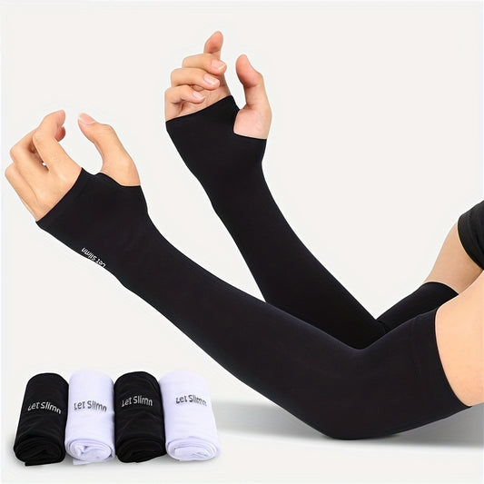 Ice Silk Arm Sleeves For UV Protection And Comfort