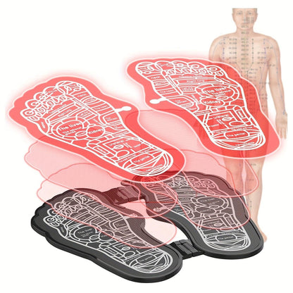 Portable EMS Foot Massager with 8 Modes and 19 Intensities