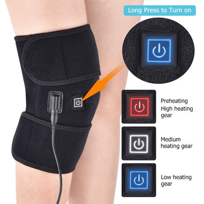 USB Heated Knee Massager For Relaxation And Warmth