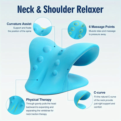 EVA Neck And Shoulder Relaxer For Cervical Spine Alignment