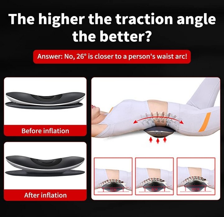 Electric Lumbar Traction System for Back Pain Relief