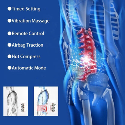 Electric Lumbar Traction System for Back Pain Relief