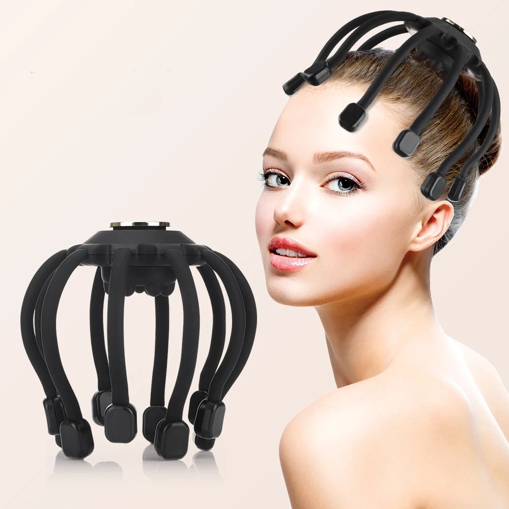 Electric Octopus Claw Massager For Hands-Free Scalp Relief