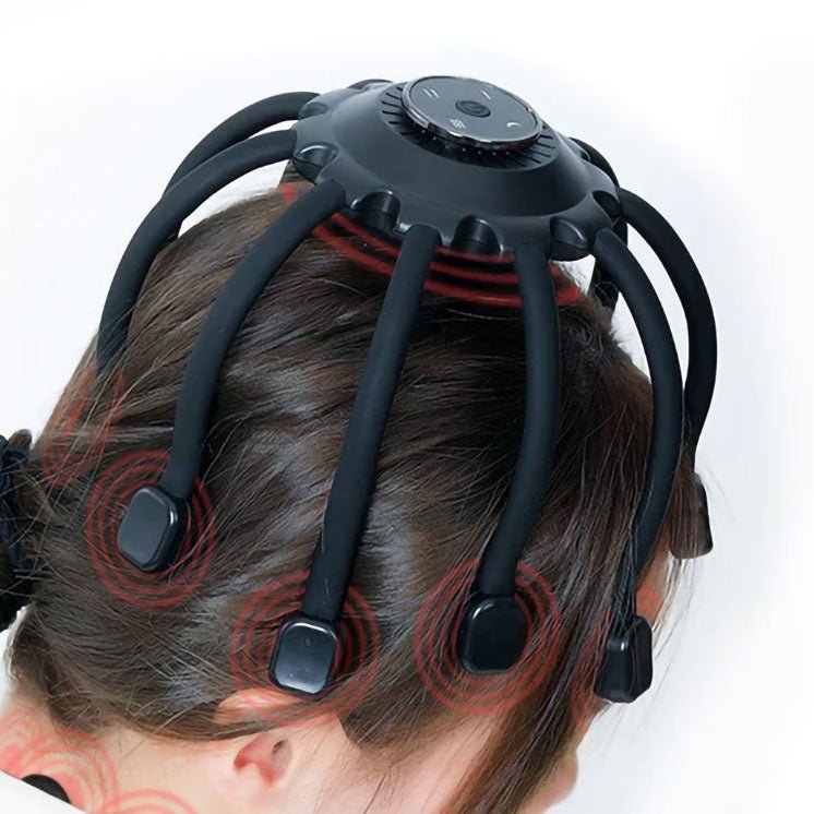 Electric Octopus Claw Massager For Hands-Free Scalp Relief