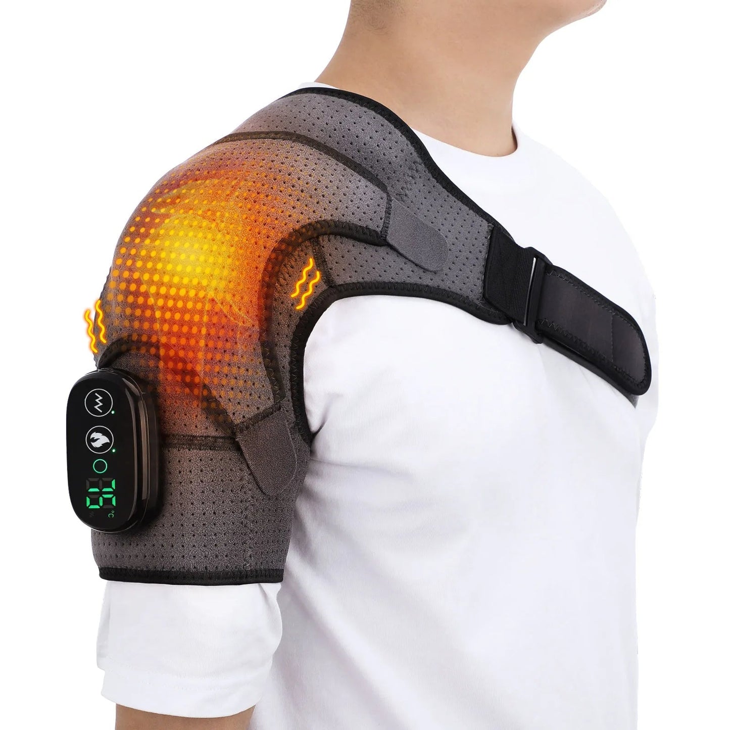 Electric Shoulder Massager With Heat For Pain Relief