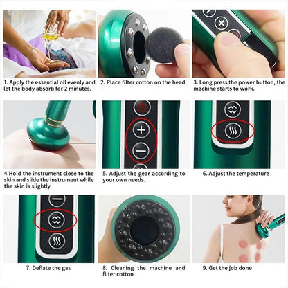 Electric Cupping Massager - Pain Relief and Detox Tool