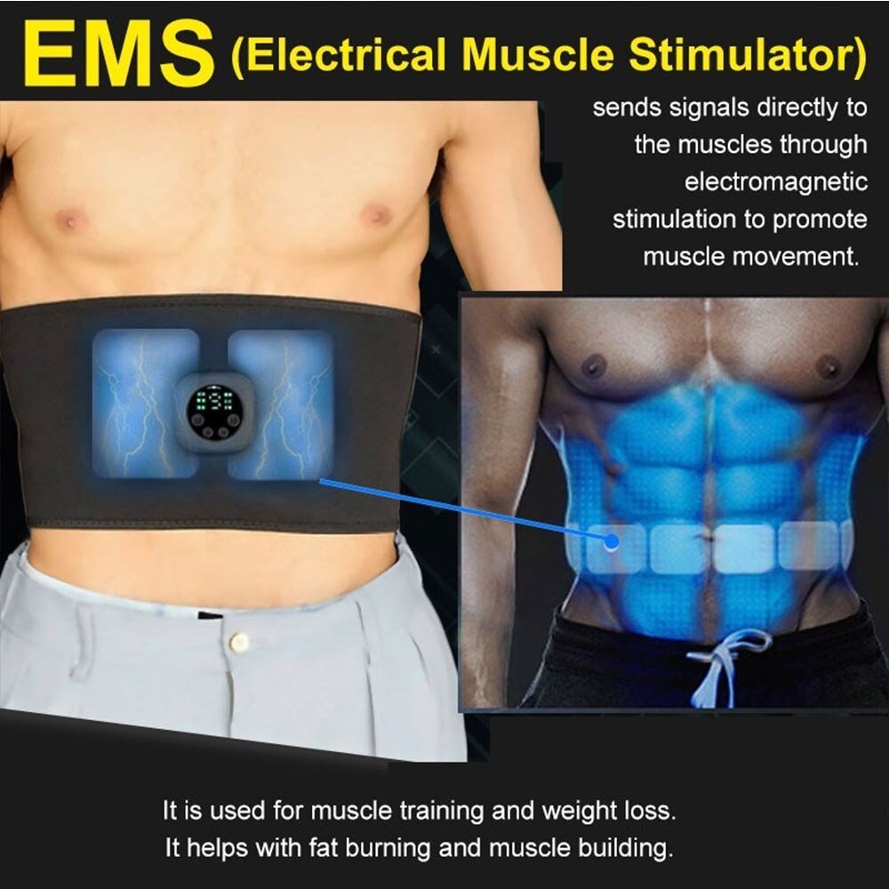 Abdominal Toning Belt: EMS Machine for Slimming and Strengthening