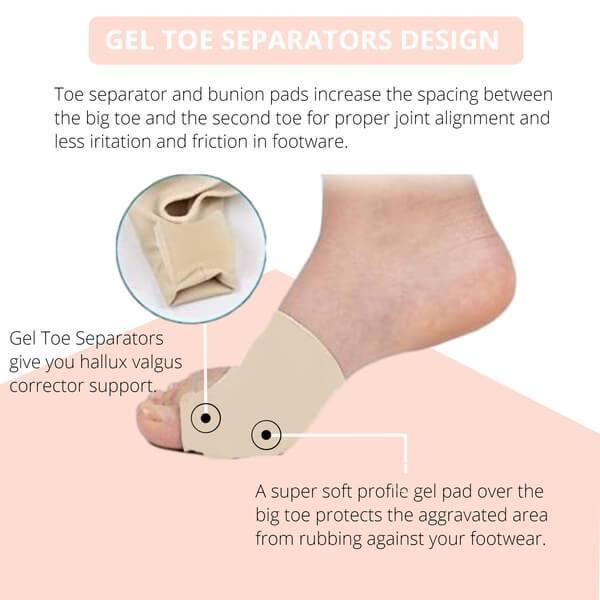 Orthopedic Toe Bunion Corrector for Pain Relief and Comfort