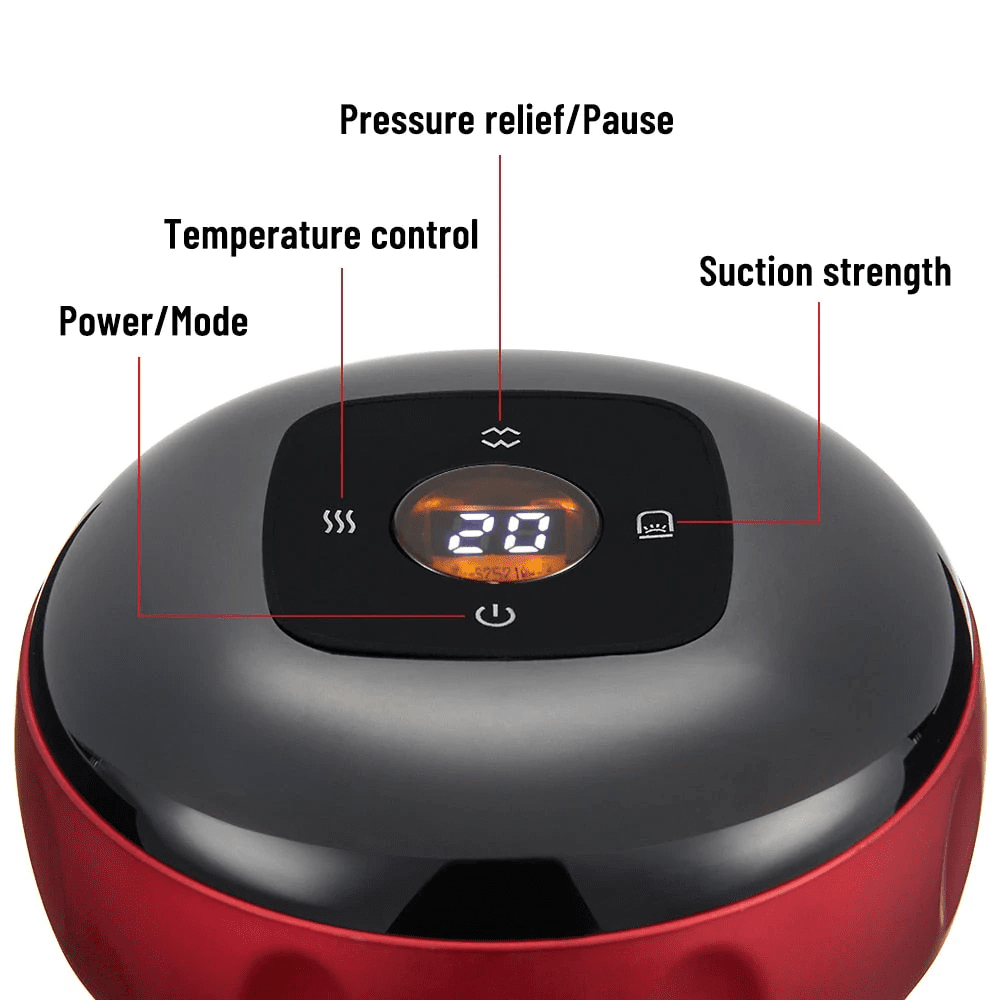 Smart Vacuum Cupping Device for Effective Muscle Relief and Relaxation