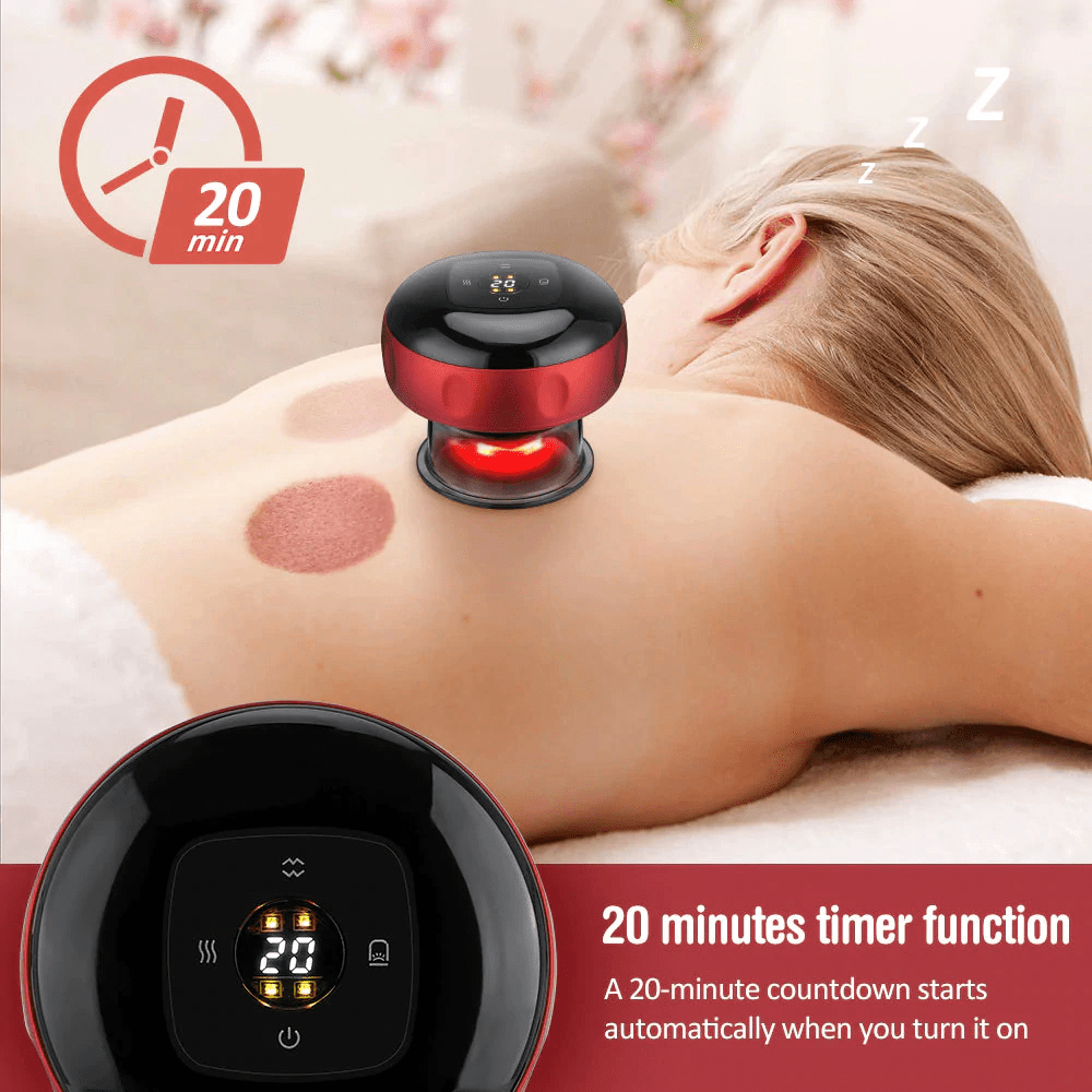 Smart Vacuum Cupping Device for Effective Muscle Relief and Relaxation