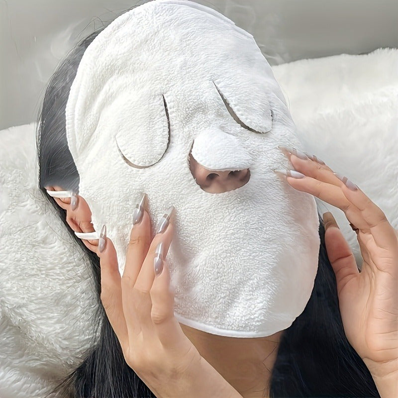 Luxury Reusable Hot and Cold Facial Mask Towel for Skin Care