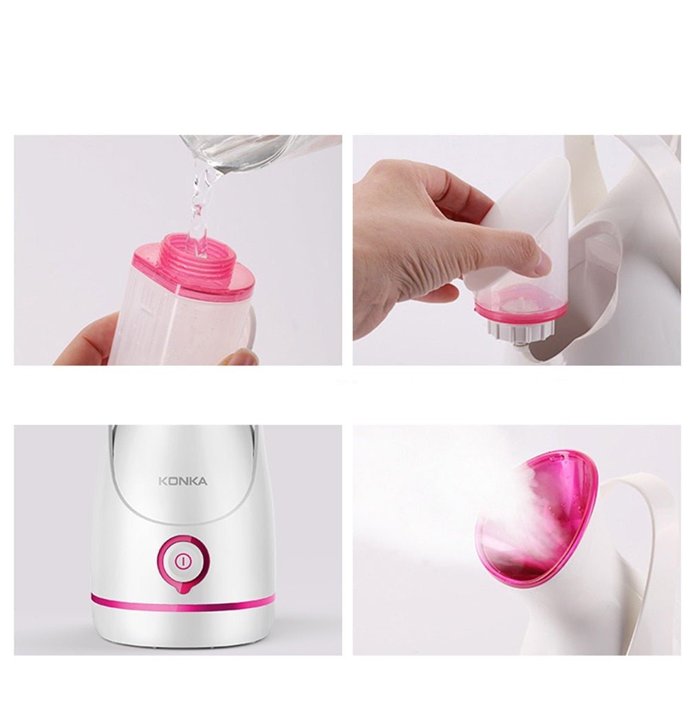 Facial Steamer Humidifier For Deep Skin Hydration And Care