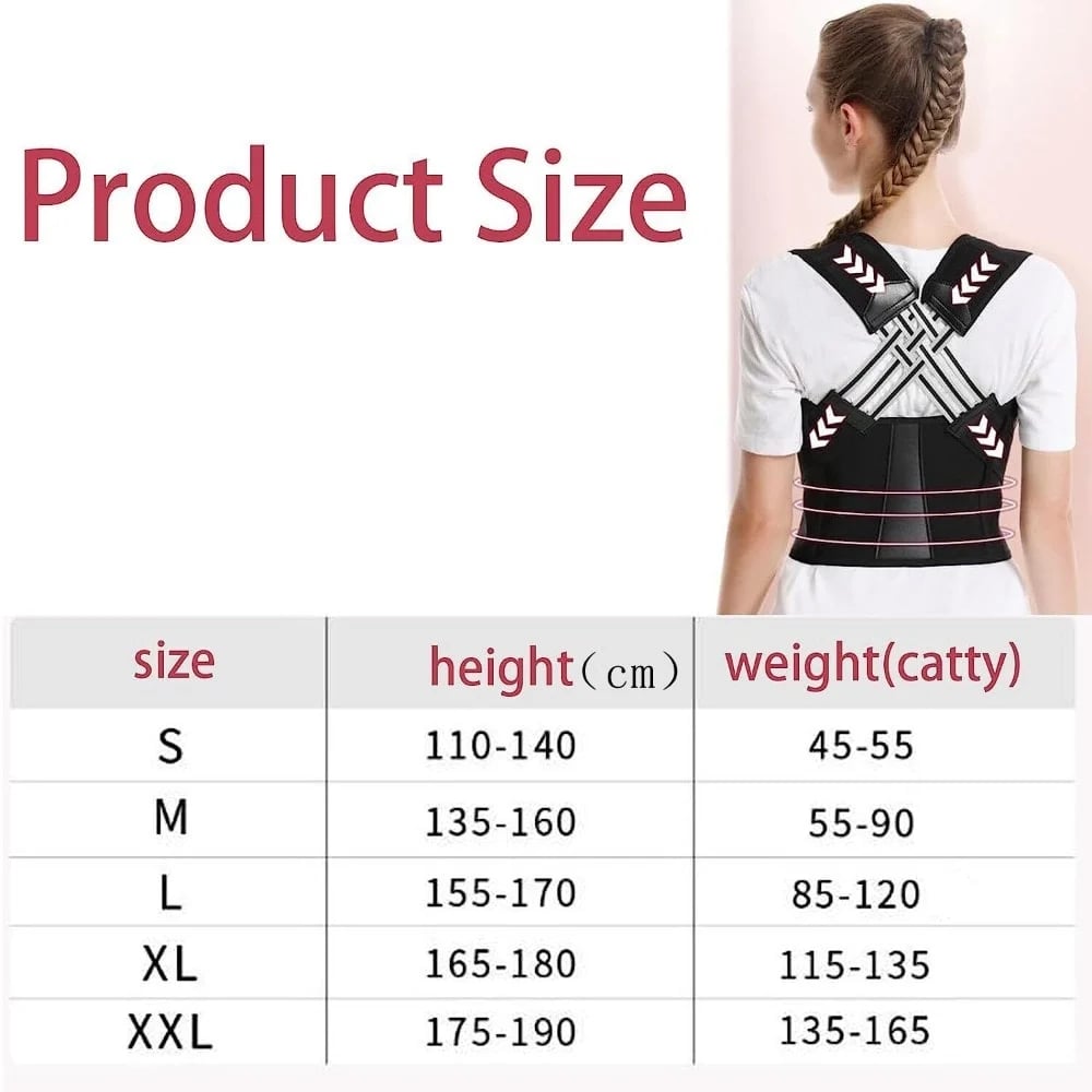 Posture Corrector Vest - Adjustable Spine and Clavicle Support