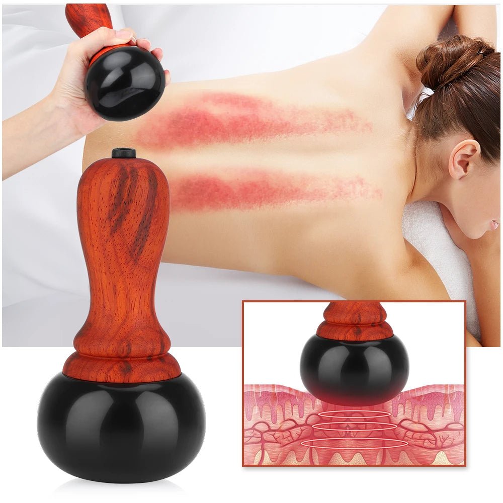 Gua Sha Hot Stone Massager for Relaxation and Pain Relief