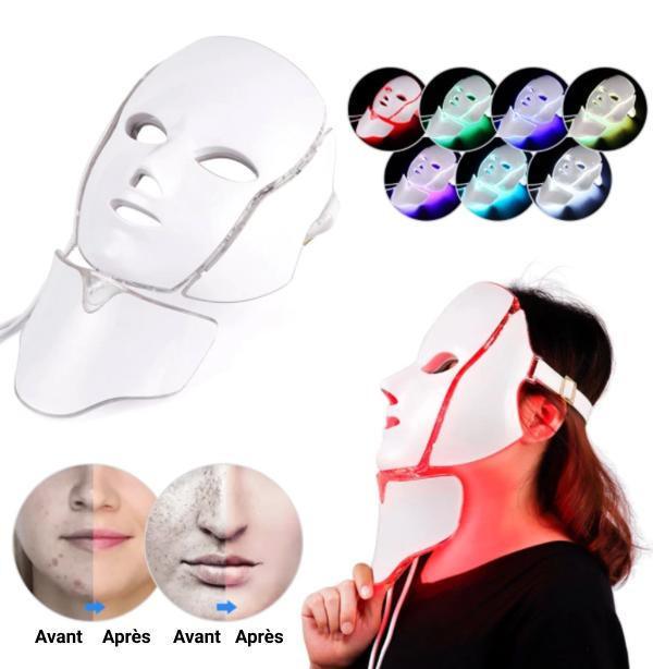 Radiant Glow LED Light Therapy Facial Mask for Skin Rejuvenation