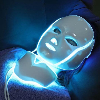 Radiant Glow LED Light Therapy Facial Mask for Skin Rejuvenation