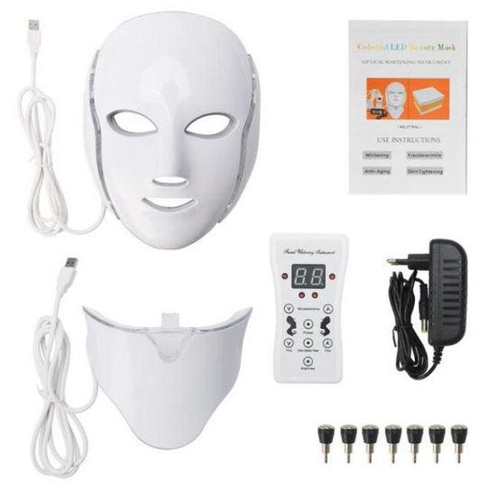 Radiant Glow LED Light Therapy Facial Mask for Skin Rejuvenation