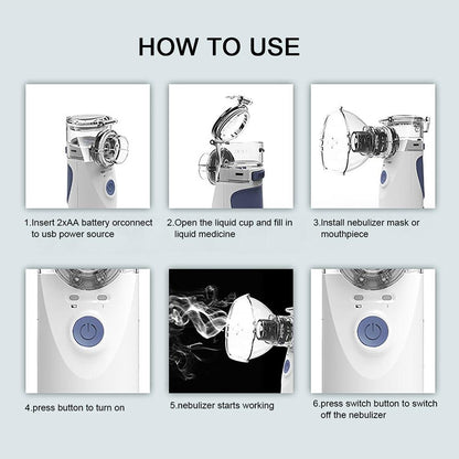 Portable Nebulizer For Asthma Relief And Lung Support