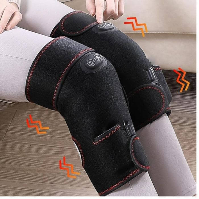 Heated Knee Wrap Massager for Pain Relief and Comfort