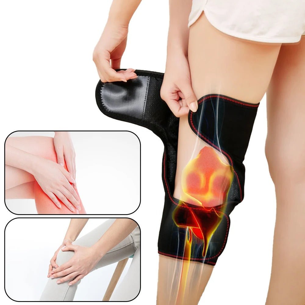 Heated Knee Wrap Massager for Pain Relief and Comfort