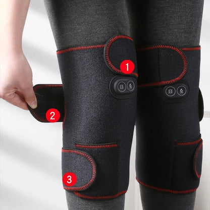 Heated Knee Wrap Massager for Pain Relief and Comfort